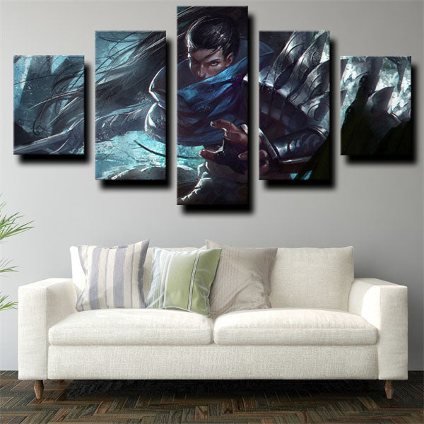 League Of Legends Yasuo Assassin Fighter Canvas Wall Art