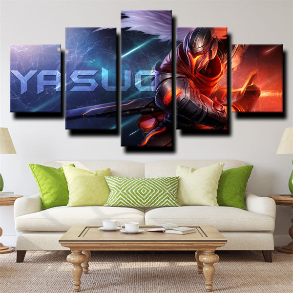 League Of Legends Yasuo Soldiers Assassins Canvas Wall Art