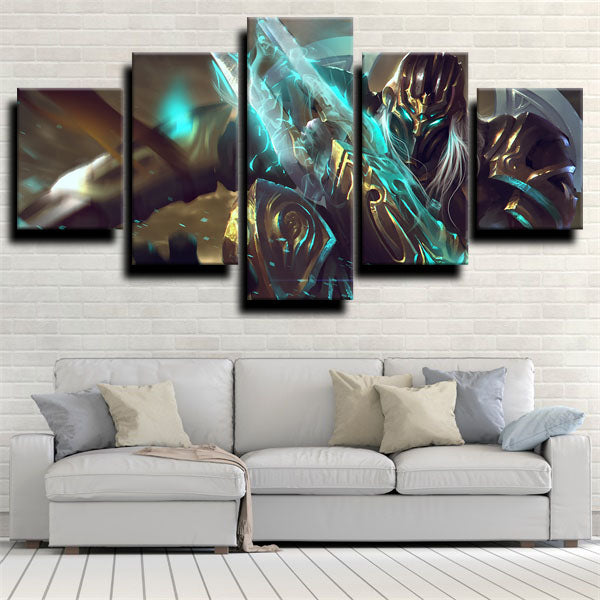 League Of Legends Zed Assassins Soldiers Canvas Wall Art