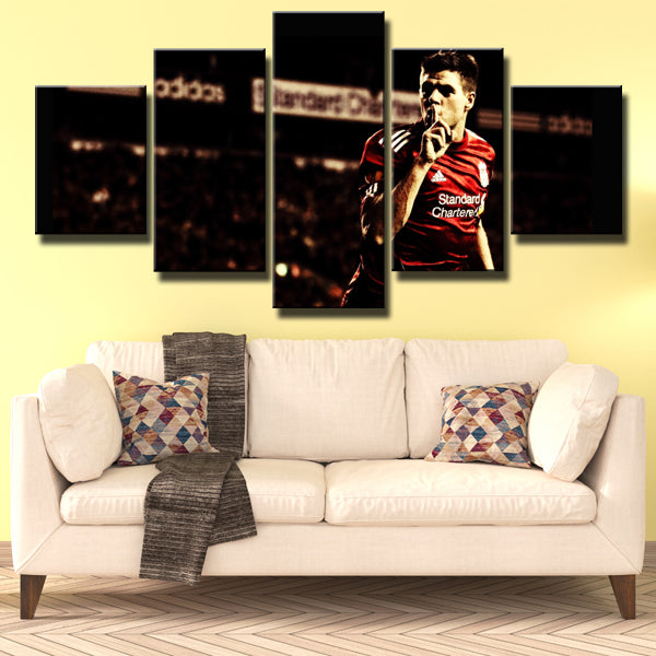 Liverpool Fc Captain Legend Canvas Wall Art
