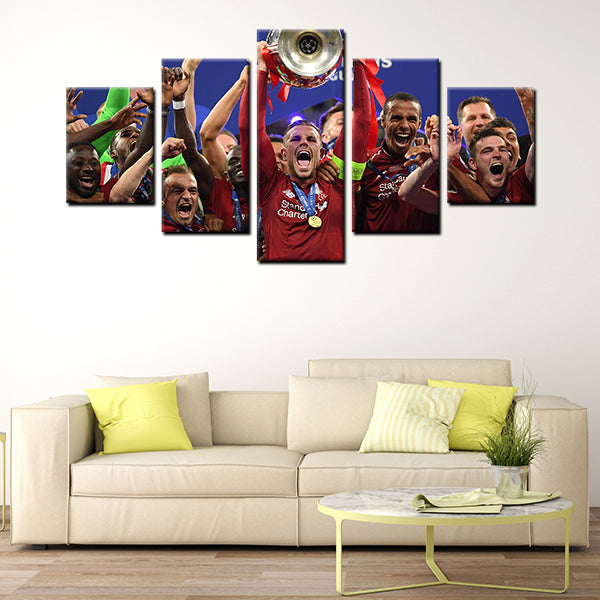 Liverpool Fc Championship Canvas Wall Art