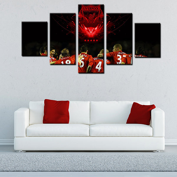 Liverpool Fc Team Canvas Wall Art