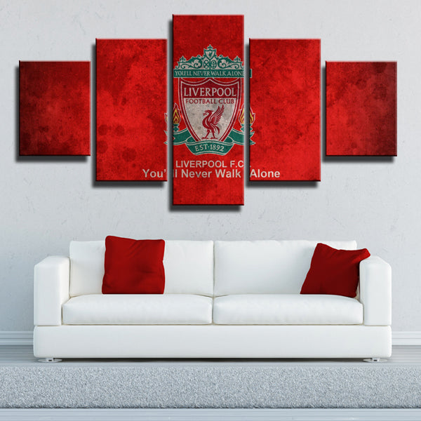 Liverpool Fc You’Ll Never Walk Alone Canvas Wall Art