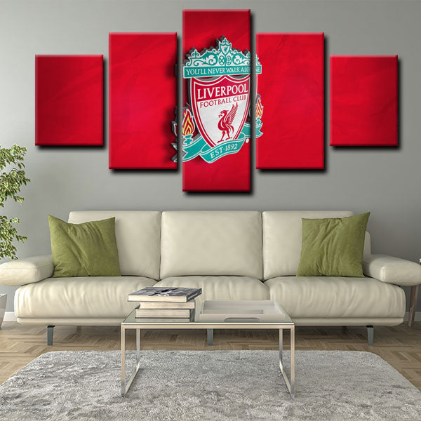 Liverpool Football Club Badge Canvas Wall Art