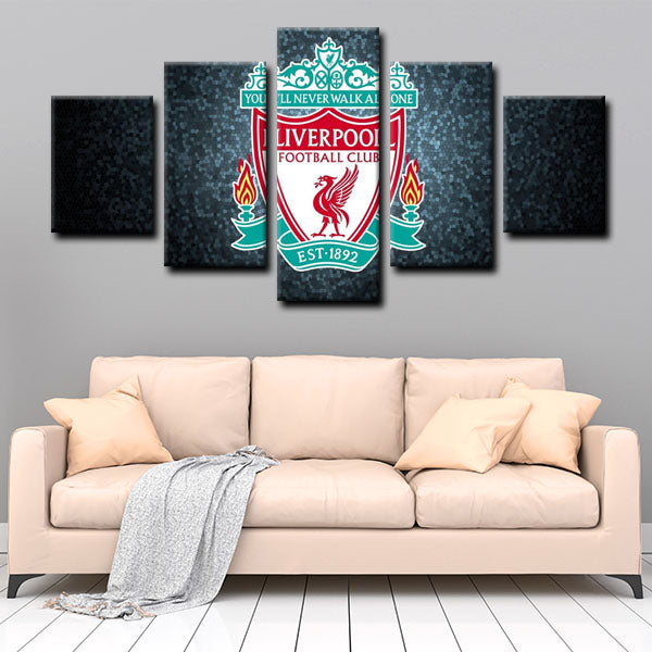 Liverpool Football Club Logo Canvas Wall Art