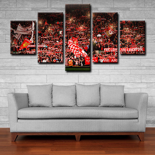 Liverpool Football Club Team Canvas Wall Art