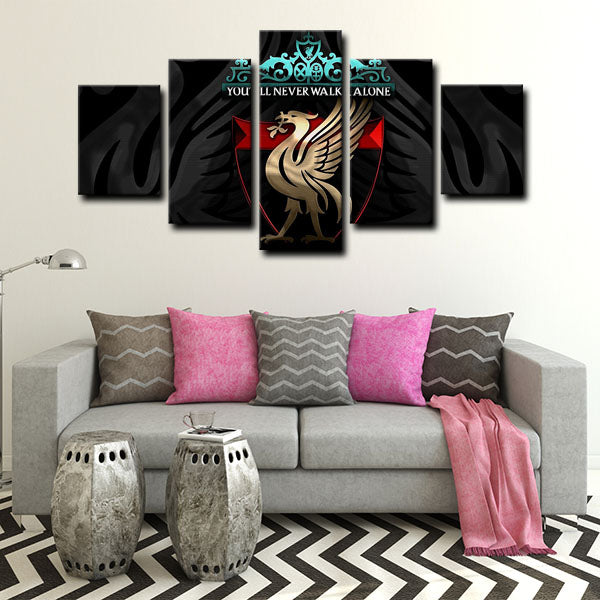 Liverpool Team Words Dark Background Canvas Wall Art Liverpool Team Words Dark Background Canvas Wall Art