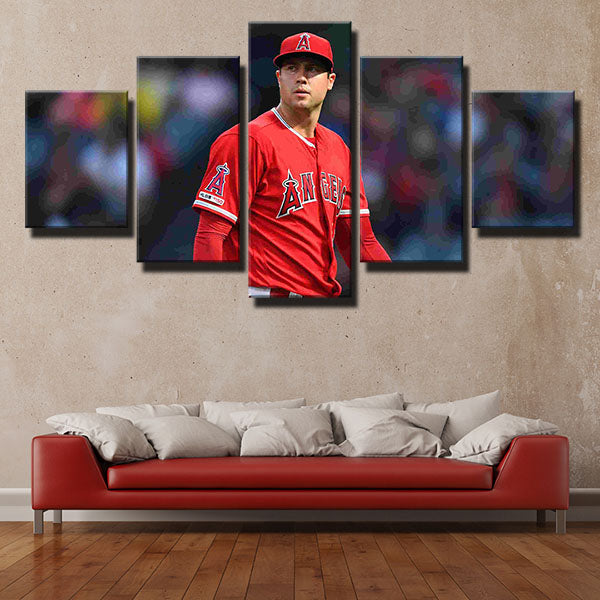 Los Angeles Angels Pitcher Swaggy Tyler Skaggs Canvas Wall Art