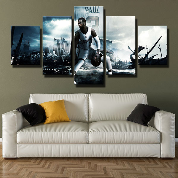 Los Angeles Clippers Control Guard Cool Chris Paul Canvas Wall Art