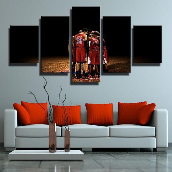 Los Angeles Clippers Players Canvas Wall Art