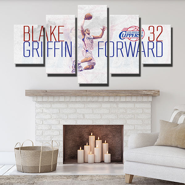 Los Angeles Clippers Power Forward Blake Griffin Canvas Wall Art