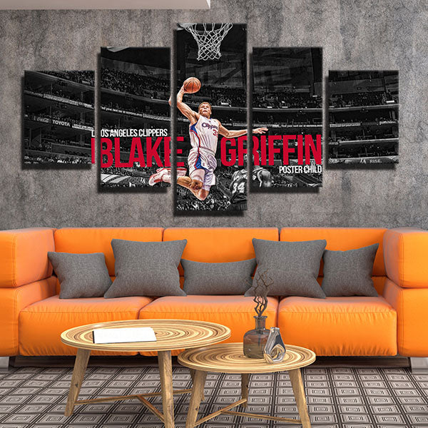 Los Angeles Clippers Power Forward Cool Blake Griffin Canvas Wall Art