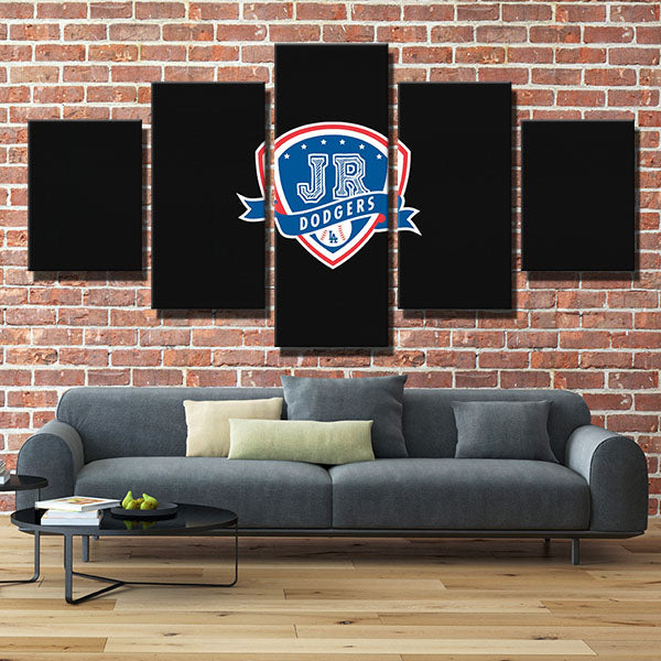 Los Angeles Dodgers Children’s Club Emblem Canvas Wall Art