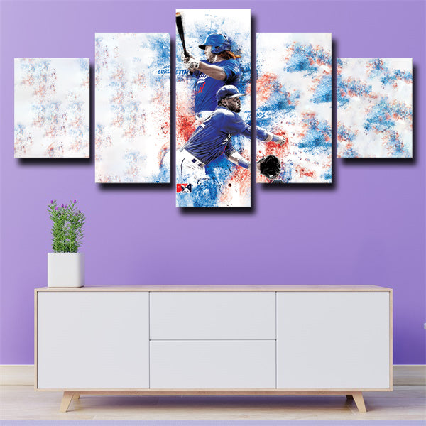 Dodgers Joey Curletta And Edwin Rios Canvas Wall Art