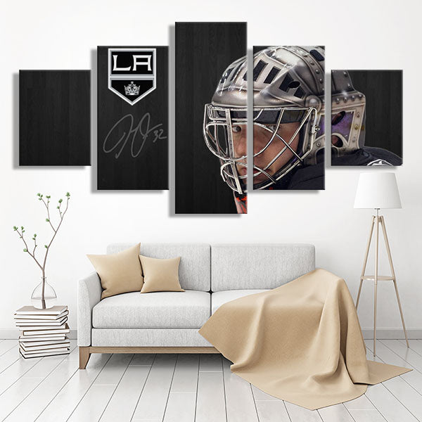 Los Angeles Kings Goaltender Jonathan Quick Canvas Wall Art