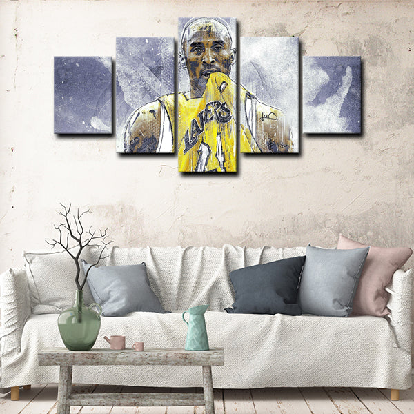 Los Angeles Lakers Shooting Guard Kb-24 Kobe Canvas Wall Art