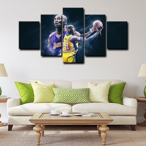 Los Angeles Lakers Small Forward Kb8 Kobe Canvas Wall Art