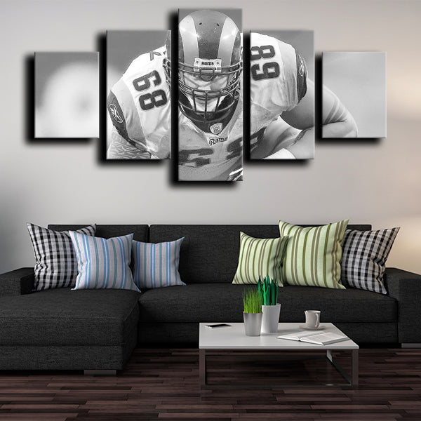 Los Angeles Rams Guard Malcolm Brown Canvas Wall Art Los Angeles Rams Guard Malcolm Brown Canvas Wall Art