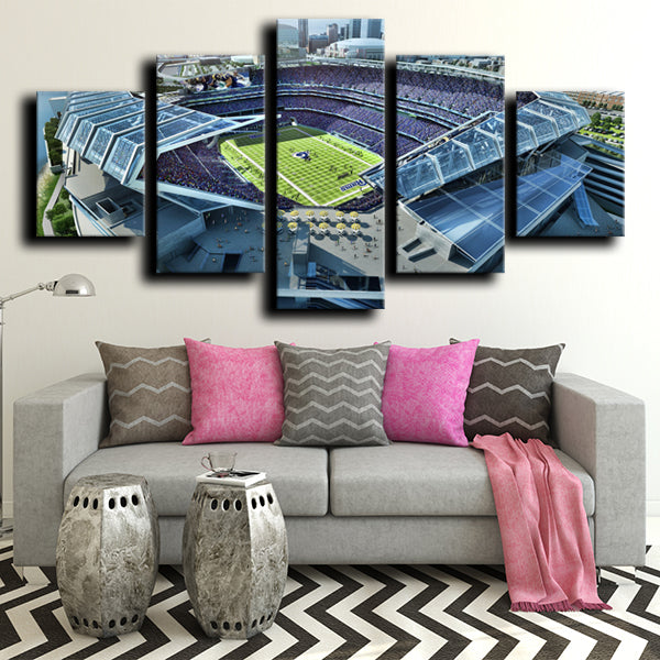 Los Angeles Rams New La Stadium Canvas Wall Art