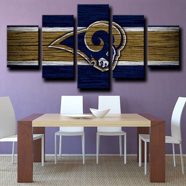 Los Angeles Rams Sign Canvas Wall Art