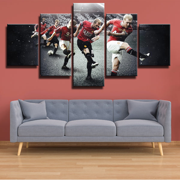 Manchester United 18 Paul Scholes Best Goals Ever Canvas Wall Art