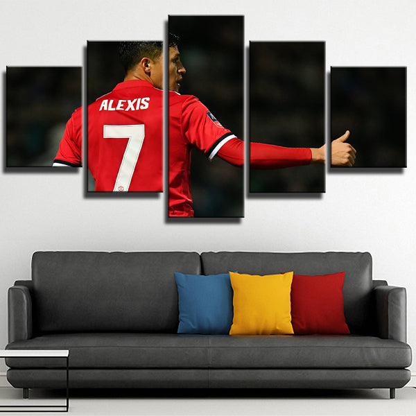 Manchester United Alexis Canvas Wall Art Manchester United Alexis Canvas Wall Art