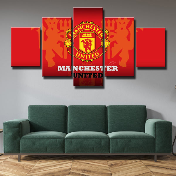Manchester United Fc The Red Devils Canvas Wall Art