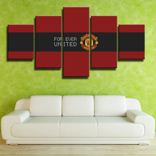 Manchester United Forever United Canvas Wall Art