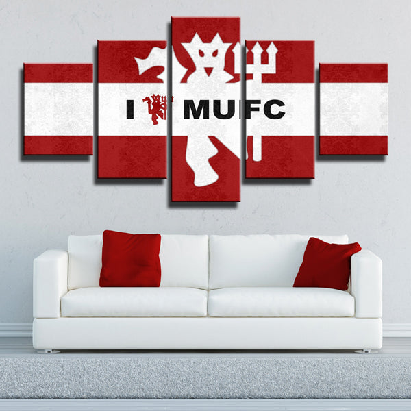Manchester United I Am Devil Canvas Wall Art Manchester United I Am Devil Canvas Wall Art