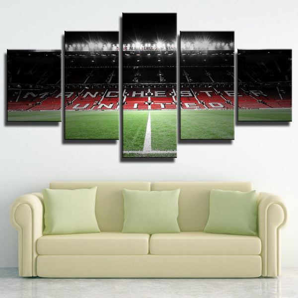 Manchester United Night Of Sir Alex Ferguson Stand Canvas Wall Art