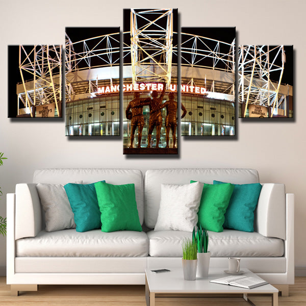 Manchester United Old Trafford Best Memories Canvas Wall Art