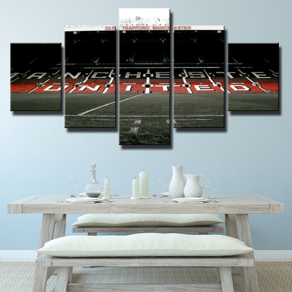 Manchester United Old Trafford Stadium-The Theatre Of Dreams Canvas Wall Art