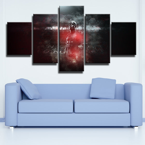 Manchester United Paul Pogba Old Tra Canvas Wall Art