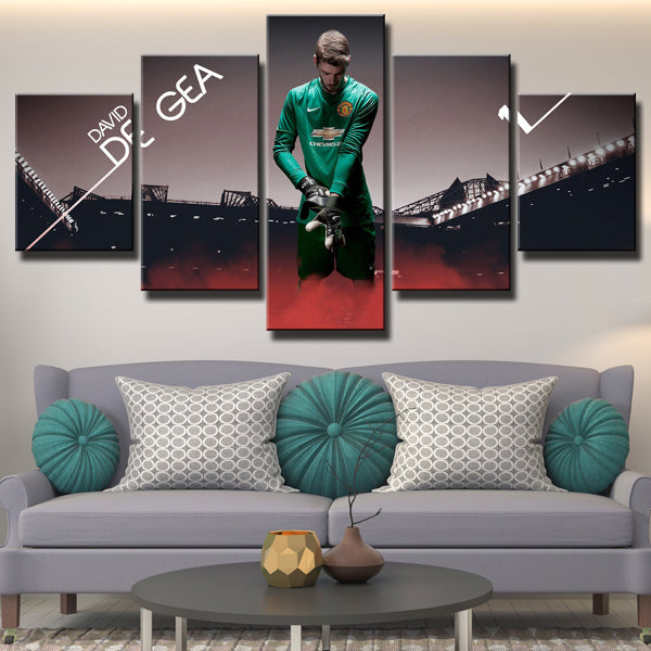 Manchester United Sticky Gloves David De Gea Canvas Wall Art