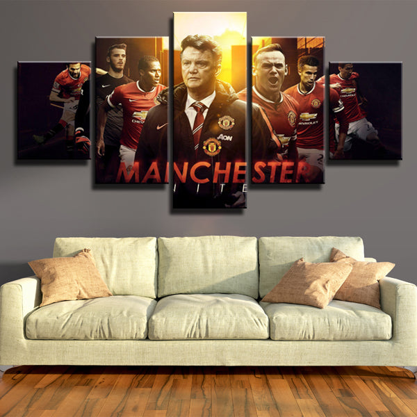 Manchester United The Red Devils Canvas Wall Art