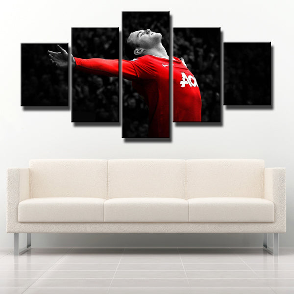 Manchester United Wayne Rooney Canvas Wall Art Manchester United Wayne Rooney Canvas Wall Art