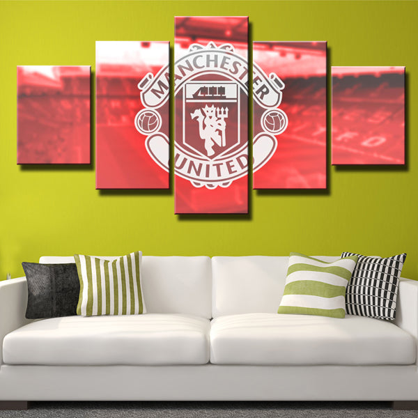 Manchester Utd Home Canvas Wall Art