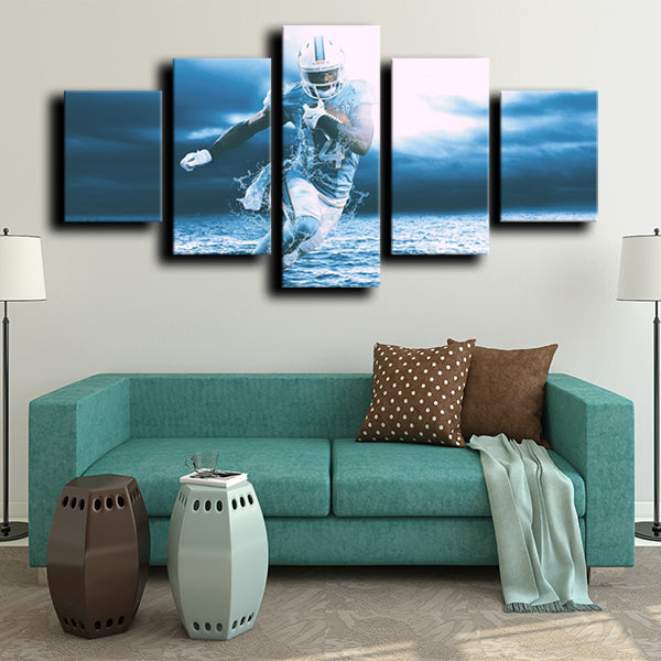 Miami Dolphins Wide Receiver Juice Jarvis Landry Canvas Wall Art