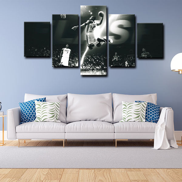 Miami Heat Shooting Guard D-Wade Wade Canvas Wall Art
