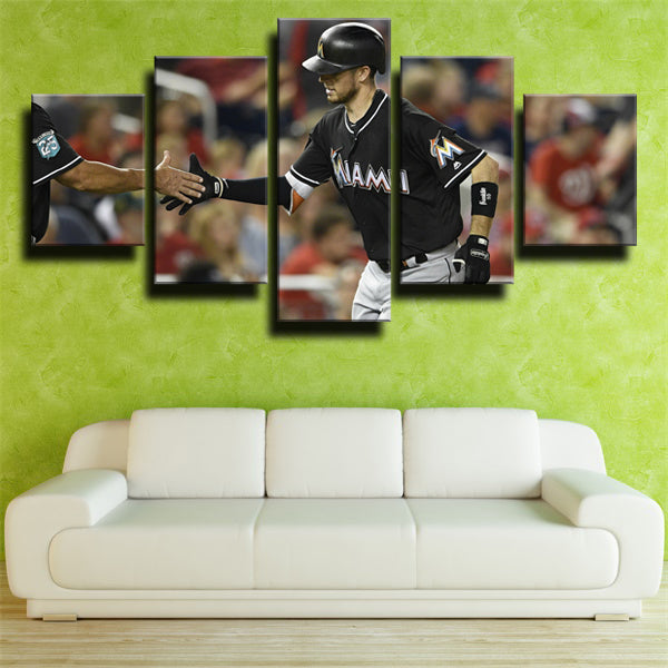 Miami Marlins Pitcher Steckasaurus Drew Steckenrider Canvas Wall Art Miami Marlins Pitcher Steckasaurus Drew Steckenrider Canvas Wall Art