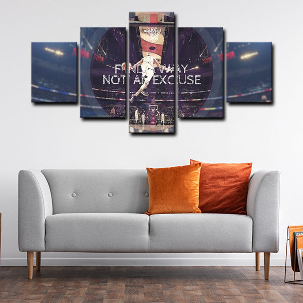 Milwaukee Bucks Giannis Antetokounmpo Canvas Wall Art