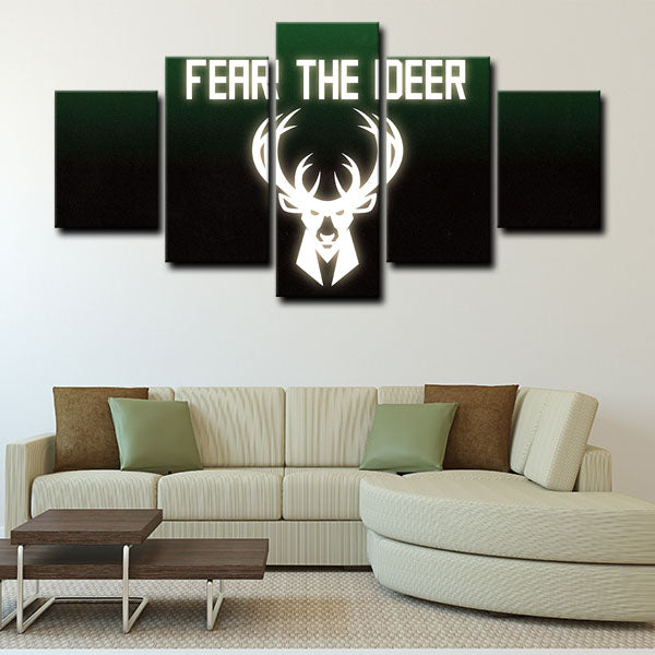 Milwaukee Bucks Team Canvas Wall Art