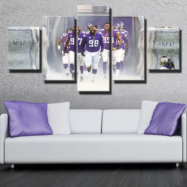 Minnesota Vikings On The Stage Canvas Wall Art