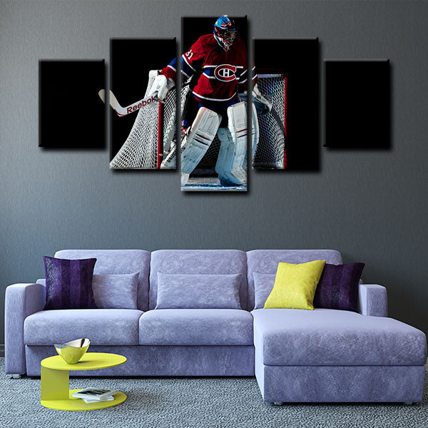 Montreal Canadiens Goaltender Pricer Carey Price Canvas Wall Art