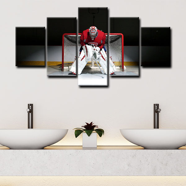 Montreal Canadiens Goaltender Pricey Carey Price Canvas Wall Art