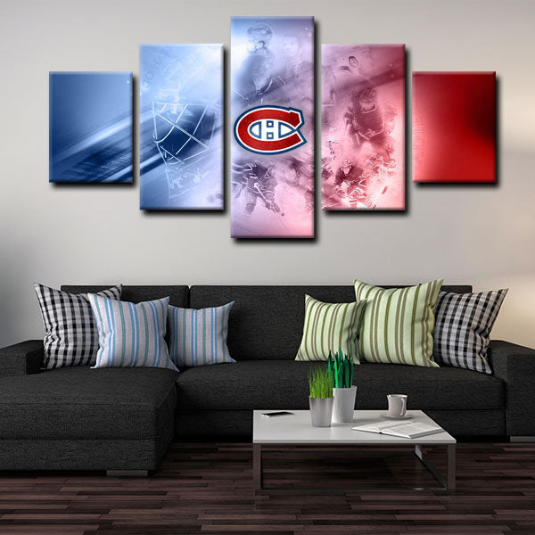 Montreal Canadiens Team Canvas Wall Art