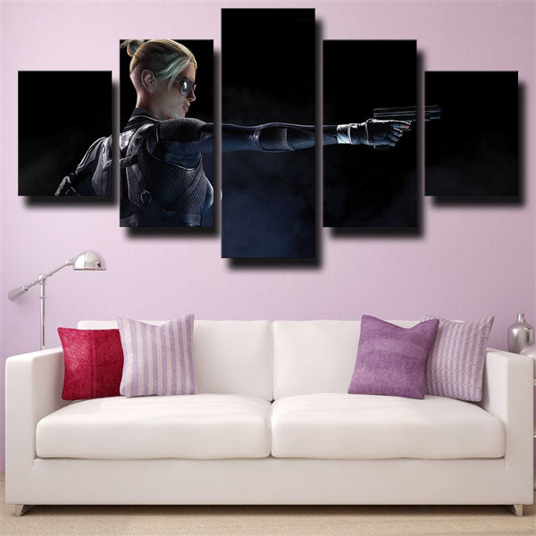 Mortal Kombat X Cassie Cage Canvas Wall Art