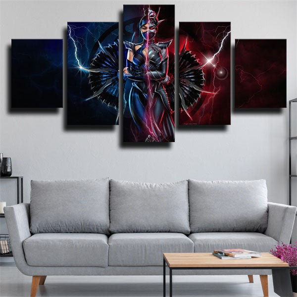 Mortal Kombat X Characters Kitana Canvas Wall Art