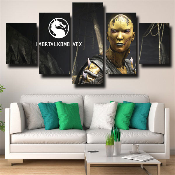 Mortal Kombat X D’Vorah Black Emblem Canvas Wall Art