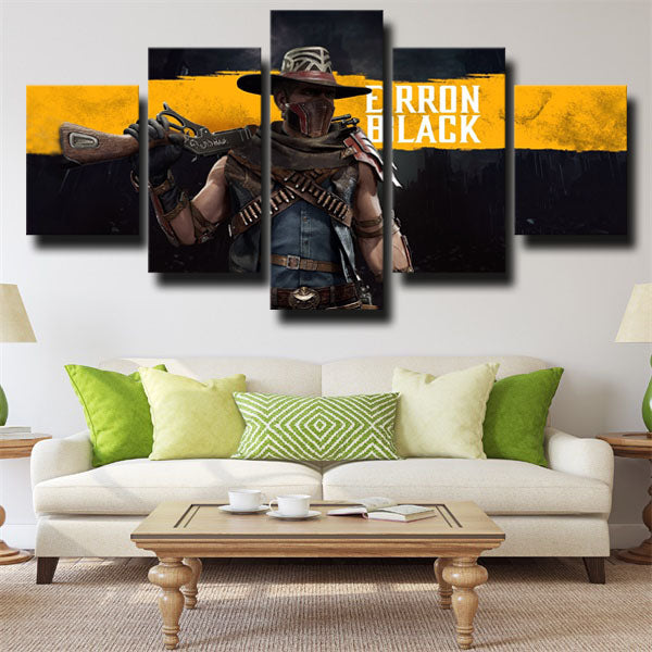 Mortal Kombat X Erron Black Canvas Wall Art